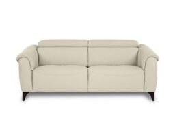 Nicoletti - Nicole 3 Seater Leather Recliner Sofa with Headrests and Power Lumbar