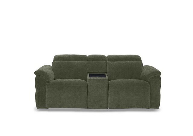 Dolomite 2 Seater Fabric Power Recliner Sofa with Power Headrests and Console