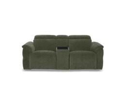 Dolomite 2 Seater Fabric Power Recliner Sofa with Power Headrests and Console