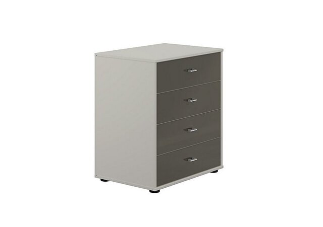 Wiemann - Santa Cruz 60cm 4 Drawer Chest - Havana Dr/Grey Carcase