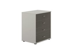 Wiemann - Santa Cruz 60cm 4 Drawer Chest - Havana Dr/Grey Carcase