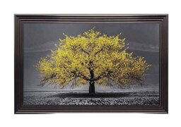 Yellow Cherry Tree Framed Picture
