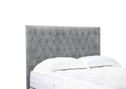 Artisan Collection Orton High Floor Standing Headboard - Double - Daytona Silver