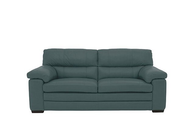 World of Leather - Cozee BV Leather 2.5 Seater Sofa - BV Lake Green