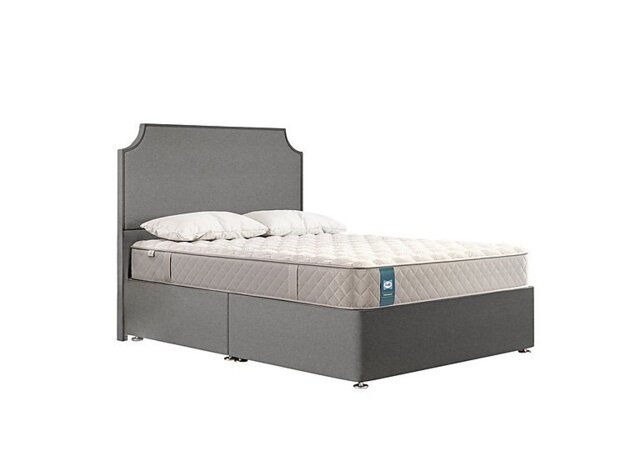 Sealy - Sterling Divan Set - King Size - Wool Silver Fox