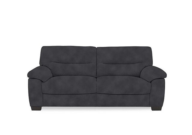 Hetty 3 Seater Fabric Sofa - Charcoal