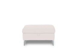 Vino Leather Storage Footstool - Cotton