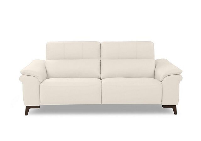 Nicoletti - Marconi 3 Seater Leather Recliner Sofa with Headrests and Power Lumbar - Botero Bianco