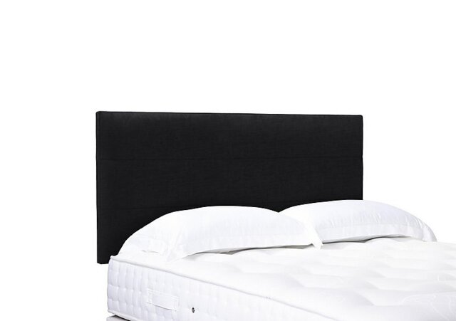 Artisan Collection Natsu Standard Strutted Headboard - Single - Plush Ebony