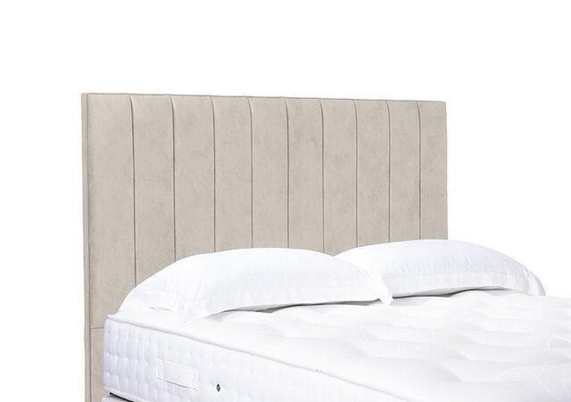 Artisan Collection Elyse High Floor Standing Headboard - Small Double - Sandstone Pearl