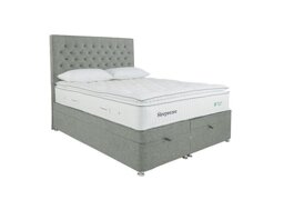 Sleepeezee - Natural Touch 3000 Pillowtop End Ottoman Divan Set - Double - Tweed Mint