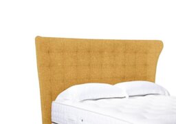 Artisan Collection Callie High Floor Standing Headboard - King Size - Tweed Mustard