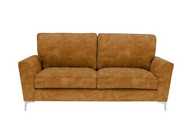Legend 3 Seater Classic Back Fabric Sofa - Sublime Tumeric