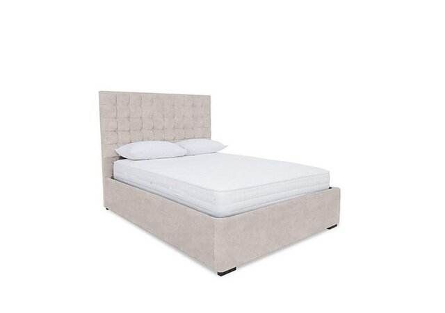 Sleep Story - Dice Electric Ottoman Bed Frame - Double - Lace Ivory