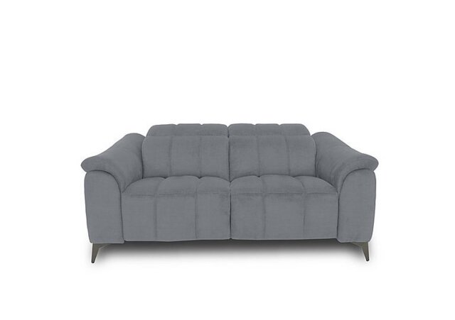 Angelo Fabric 2 Seater Sofa - Velvet Grey