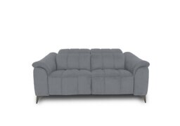 Angelo Fabric 2 Seater Sofa - Velvet Grey