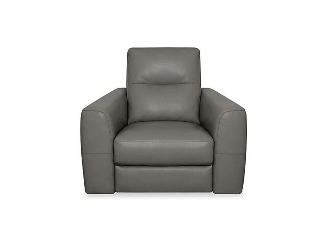 World of Leather - Nest NC Leather Chair - Charcoal Grey