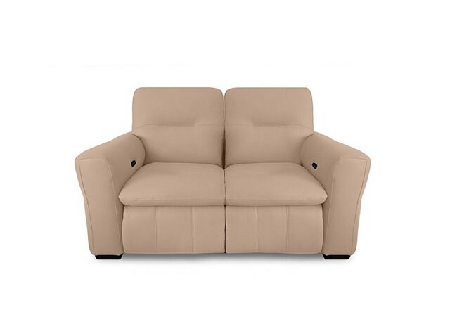 World of Leather - Restore 2 Seater Leather Power Recliner Sofa - Nude - Sofas and Armchairs