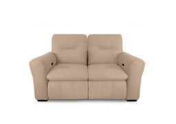 World of Leather - Restore 2 Seater Leather Power Recliner Sofa - Nude - Sofas and Armchairs