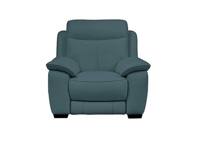 World of Leather - Starlight Express Leather Power Recliner Armchair - BV Lake Green