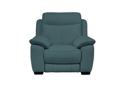 World of Leather - Starlight Express Leather Power Recliner Armchair - BV Lake Green