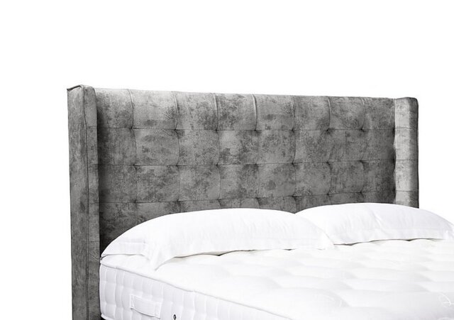 Artisan Collection Onyx High Floor Standing Headboard - Single - Daytona Pebble