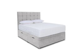 Sleep Story - Ortho 2000 Manual Side Ottoman Divan Set - Super King - Lace Dolphin