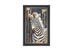 Ziggy Zebra Large Framed Picture