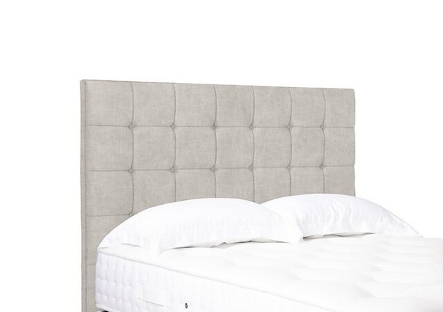 Artisan Collection Kaito High Floor Standing Headboard - Double - Lace Ivory