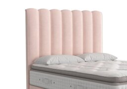 Vispring - Highclere Floor Standing Headboard - Super King - Touch Rose