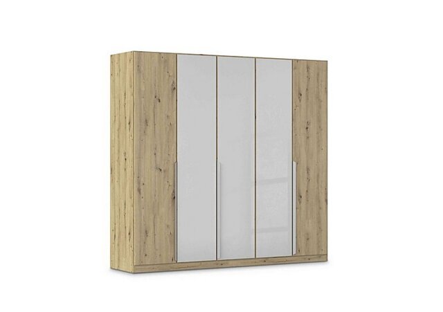 Rauch - Freja 226cm 5 Door Hinged Decor Wardrobe With Glass Doors