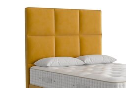 Vispring - Atlas Floor Standing Headboard - Super King - Plush Saffron