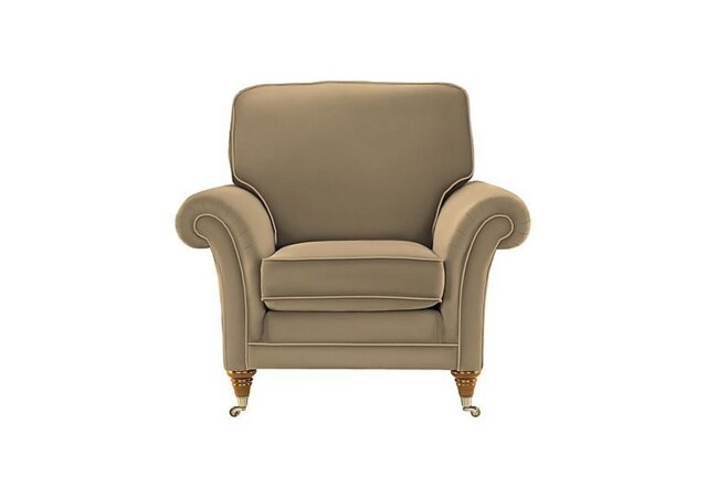 Parker Knoll - Burghley Leather Chair - Como Taupe