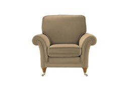 Parker Knoll - Burghley Leather Chair - Como Taupe