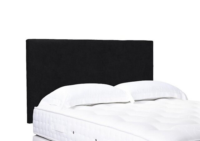 Artisan Collection Origin Standard Strutted Headboard - Single - Plush Ebony