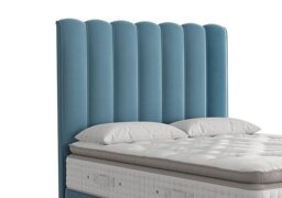 Vispring - Highclere Floor Standing Headboard - Super King - Plush Velvet Teal