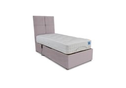 Sleep Story - Natural Comfort Adjustable Soft Divan Set - Small Single - Plush Lilac