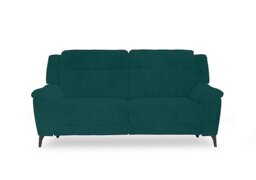 Panache Fabric 3 Seater Power Recliner Sofa with Power Headrests and Heated Seats - Opulence Teal