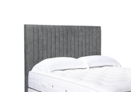Artisan Collection Cadenza High Floor Standing Headboard - King Size - Tweed Grey