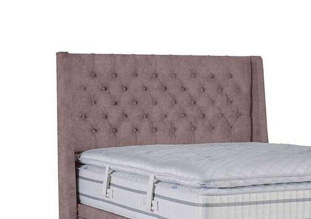Sleepeezee - Pinnacle Floor Standing Headboard - Super King - Tweed Lilac