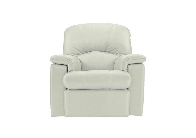 G Plan - Chloe Leather Armchair - Oxford Chalk