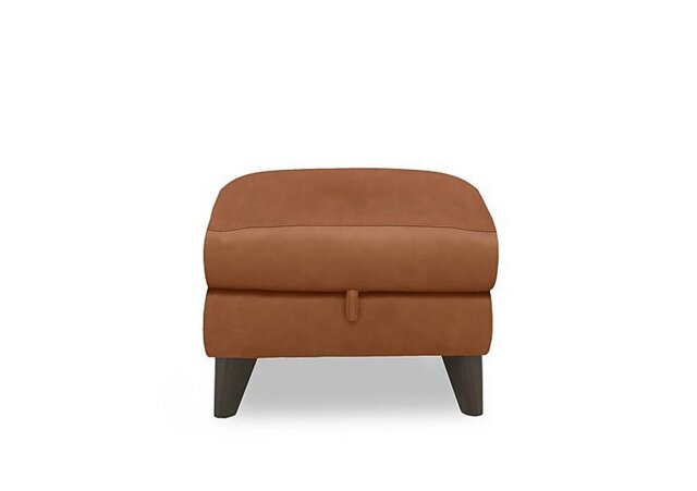 World of Leather - Dreamer Leather Storage Footstool