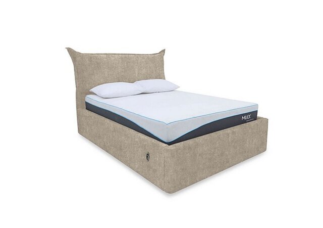 Celestial Electric Ottoman Bed Frame - Double - Kashmir Chalk