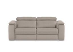 Nicoletti - Canto 3 Seater Leather Power Recliner Sofa with Power Headrests