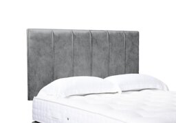 Artisan Collection Rhodes High Strutted Headboard - Single - Daytona Silver