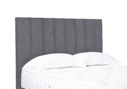 Artisan Collection Axel High Floor Standing Headboard - Super King - Aston Steel
