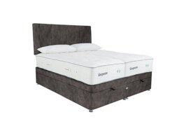 Sleepeezee - Natural Touch 3000 Zip and Link End Ottoman Divan Set - Dapple Mink