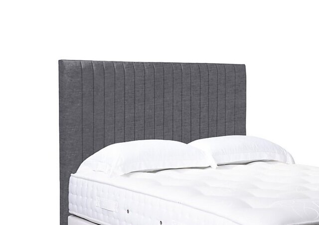 Artisan Collection Cadenza High Floor Standing Headboard - Double - Aston Steel