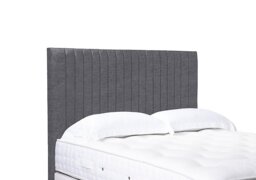 Artisan Collection Cadenza High Floor Standing Headboard - Double - Aston Steel