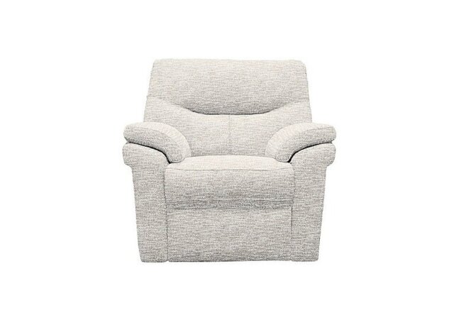 G Plan - Seattle Fabric Manual Recliner Armchair - Rush Cream